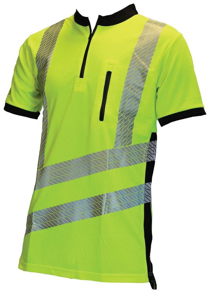 Treehog Short Sleeve Polo Shirt - Hi-Vis Yellow - Skyland Equipment Ltd