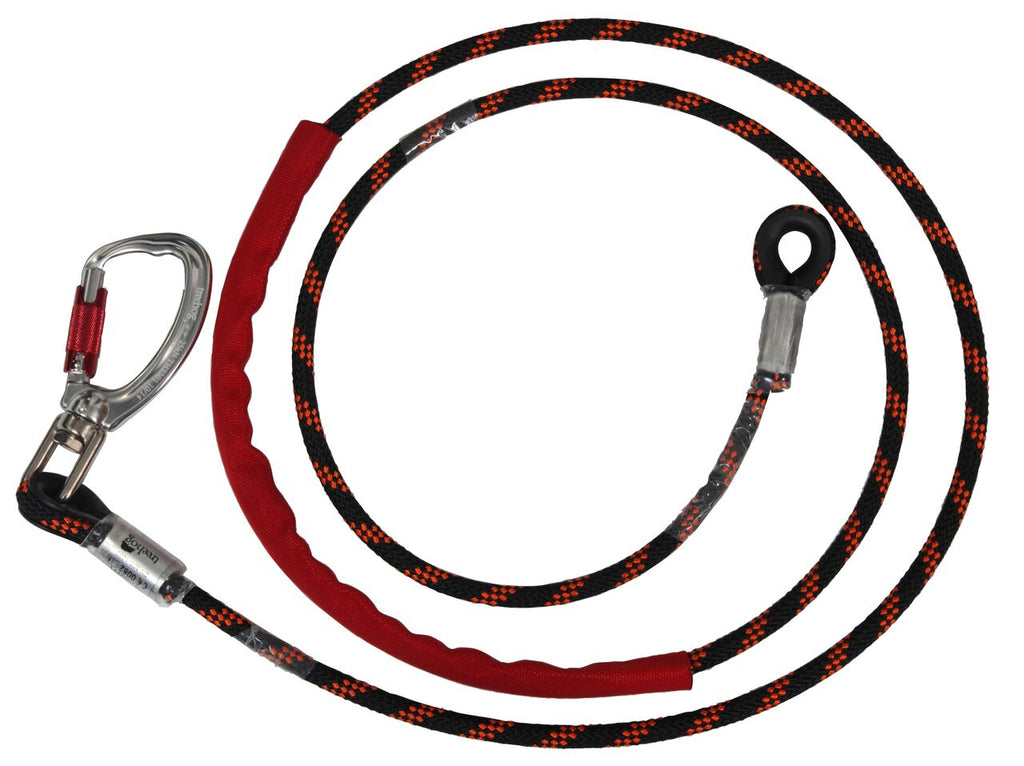 Treehog Wire Core Flip Line - 3-Way Swivel Carabiner - Skyland Equipment Ltd