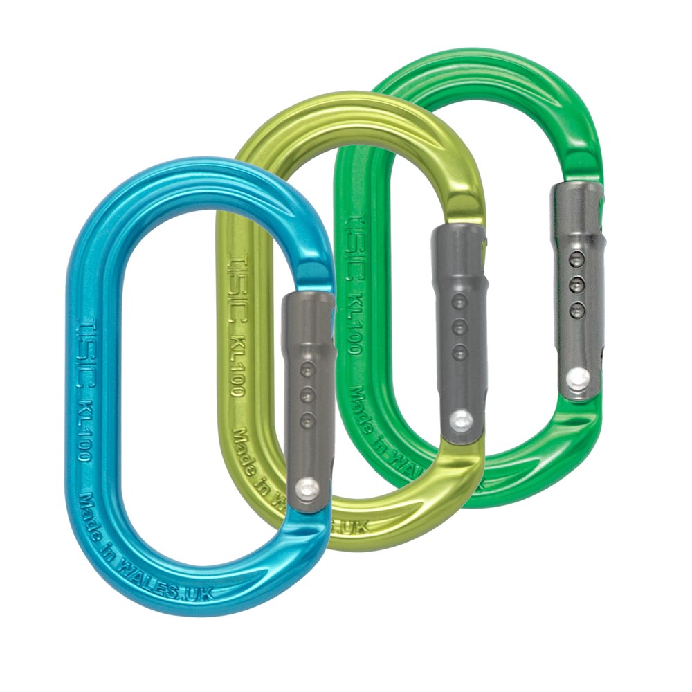 ISC Accessory Carabiner 3 Pack - Straight Gate