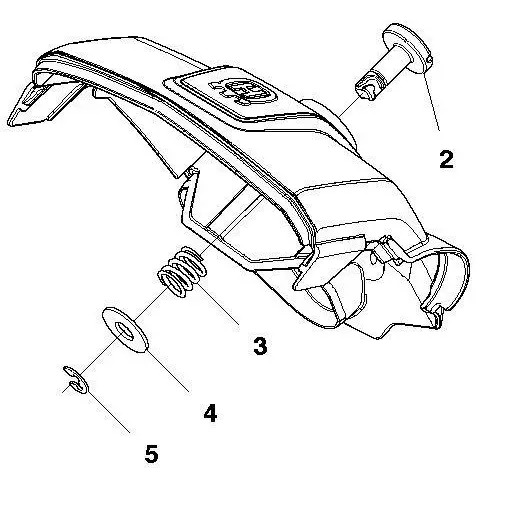 Air Filter Cover Assy - Husqvarna T540XP - Skyland Equipment Ltd