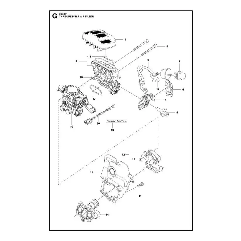 Air Filter - Husqvarna 560 XP/XPG - Skyland Equipment Ltd