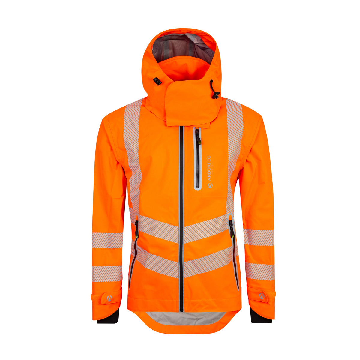 Arbortec Breathedry Full-Zip Waterproof Jacket (Hi-Viz Orange) - Jacket