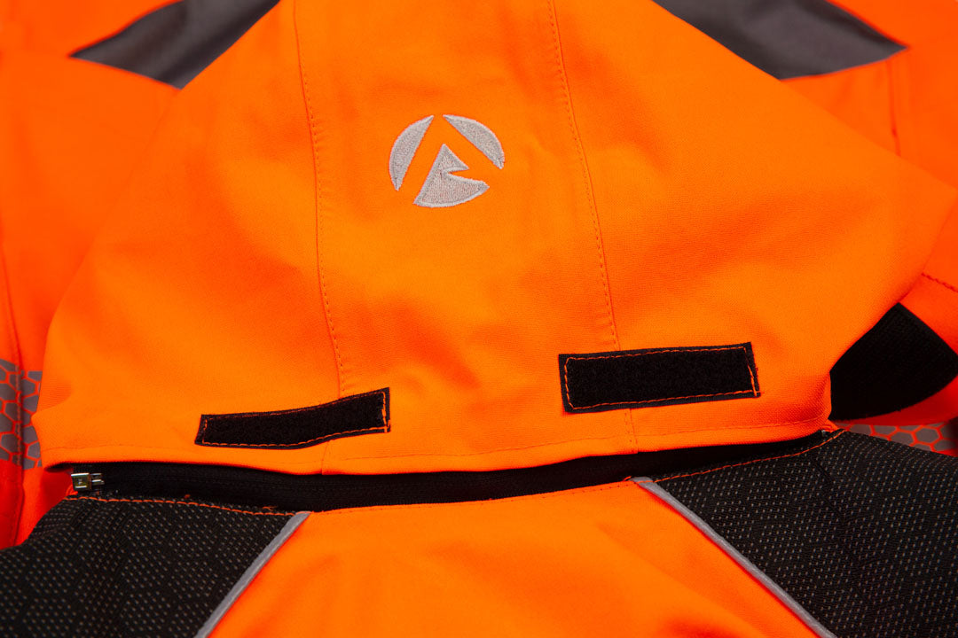 Arbortec Breathedry Full-Zip Waterproof Jacket (Hi-Viz Orange) - Jacket
