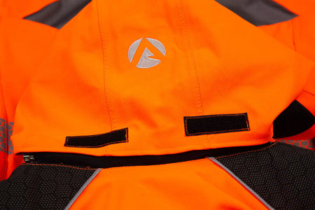 Arbortec Breathedry Full-Zip Waterproof Jacket (Hi-Viz Orange) - Jacket
