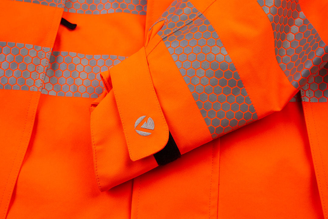 Arbortec Breathedry Full-Zip Waterproof Jacket (Hi-Viz Orange) - Jacket