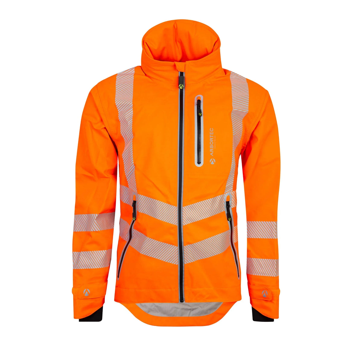 Arbortec Breathedry Full-Zip Waterproof Jacket (Hi-Viz Orange) - Jacket