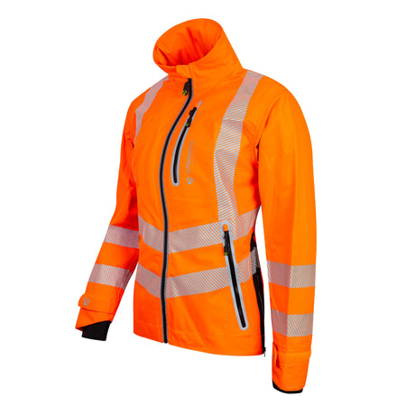 Arbortec Breathedry Full-Zip Waterproof Jacket (Hi-Viz Orange) - Jacket