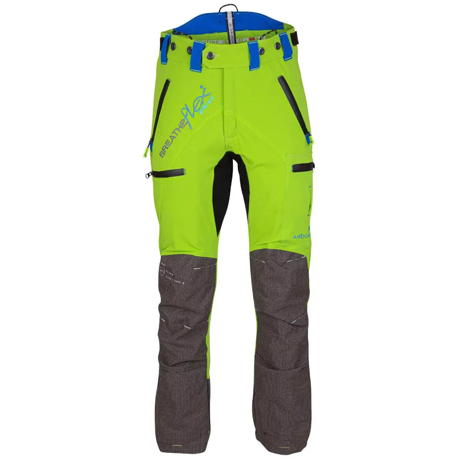 Arbortec Breatheflex Pro Chainsaw Trousers Type C - Lime - Skyland Equipment Ltd