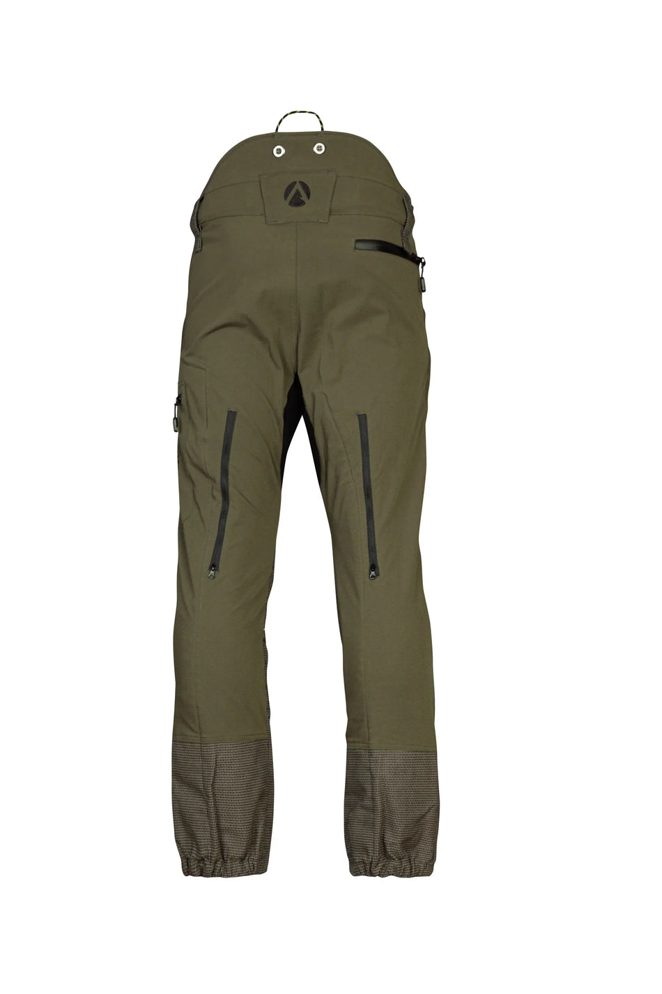 Arbortec Breatheflex Pro Chainsaw Trousers Type A Rear View in Olive
