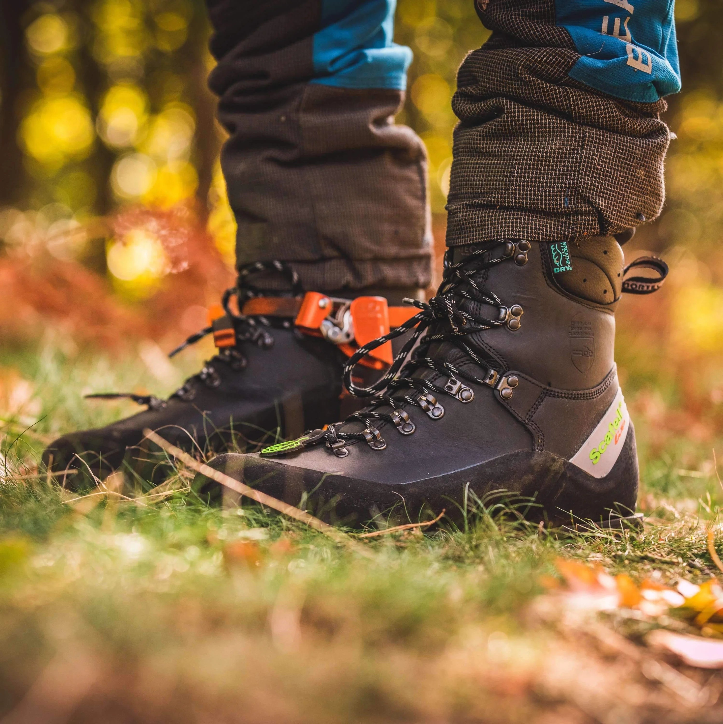 Arbortec Scafell Lite Chainsaw Boots (Free Socks) - Black - Footwear