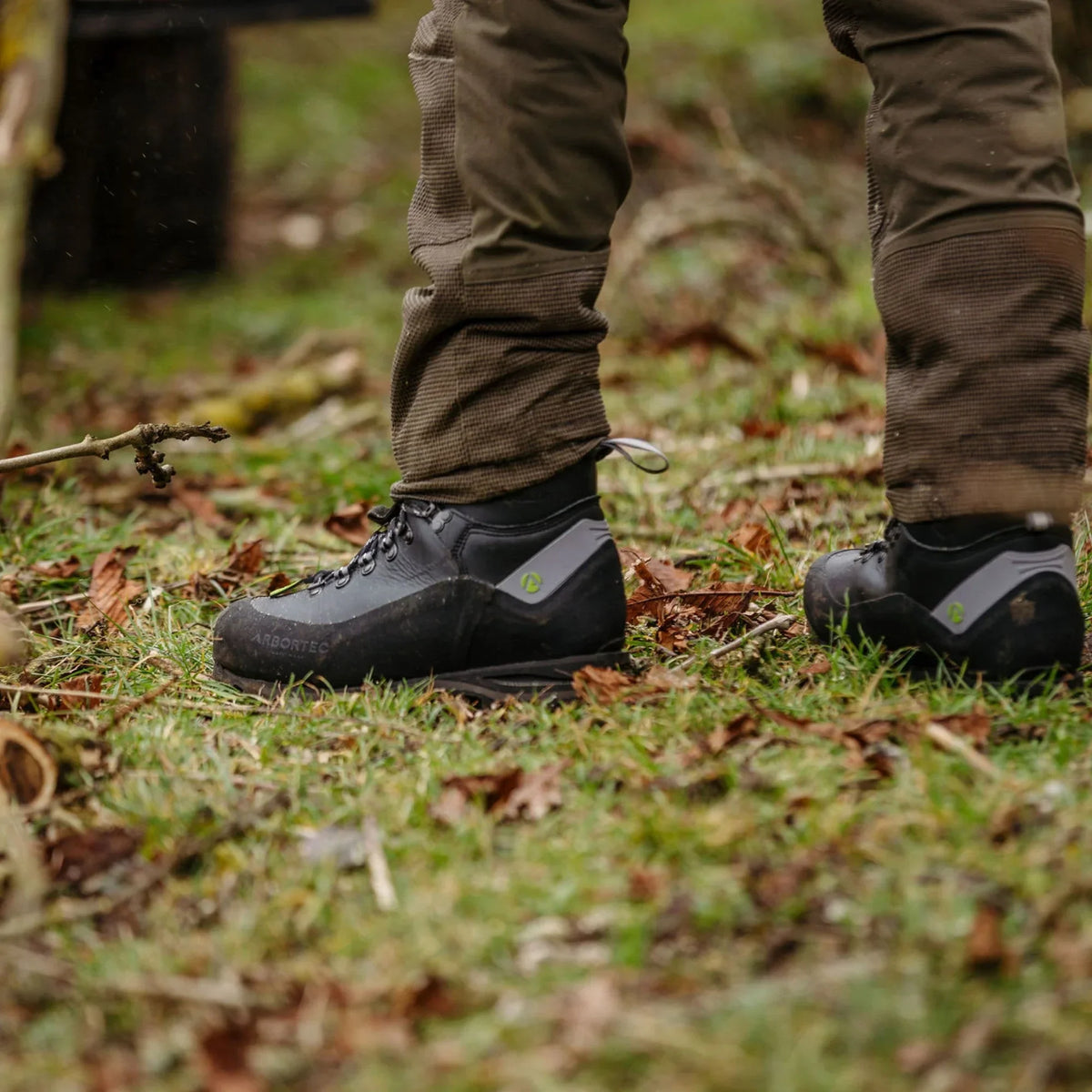 Arbortec Scafell Lite Chainsaw Boots (Free Socks) - Black - Footwear