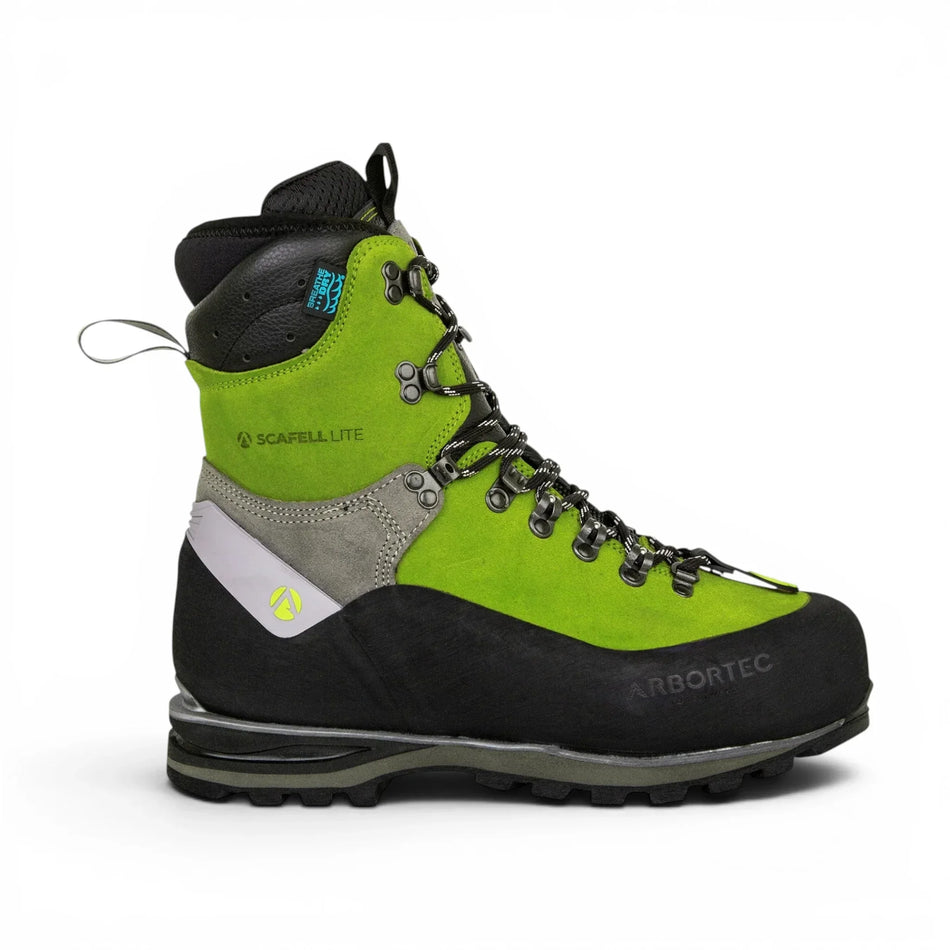 Arbortec Scafell Lite Chainsaw Boots (Free Socks) - Lime - Footwear