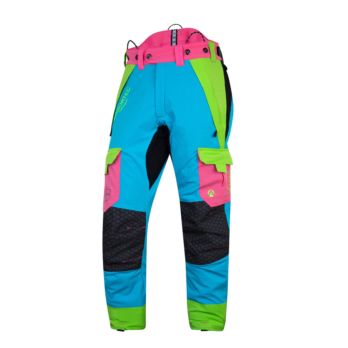 Arbortec Vented Chainsaw Trousers - Type A - Aqua Multi / Small / Regular - Trouser