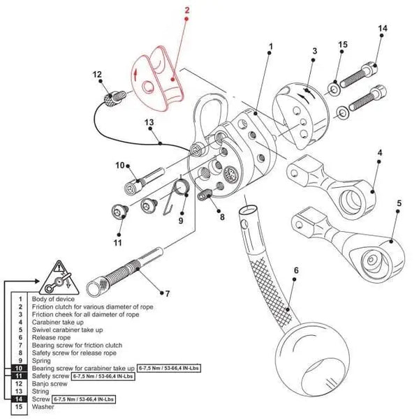 ART Lockjack Clutch/Cam - Skyland Equipment Ltd