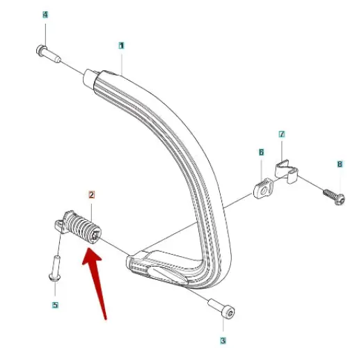 AV Spring (Handle) - Husqvarna 529 83 54-01 - AV Spring