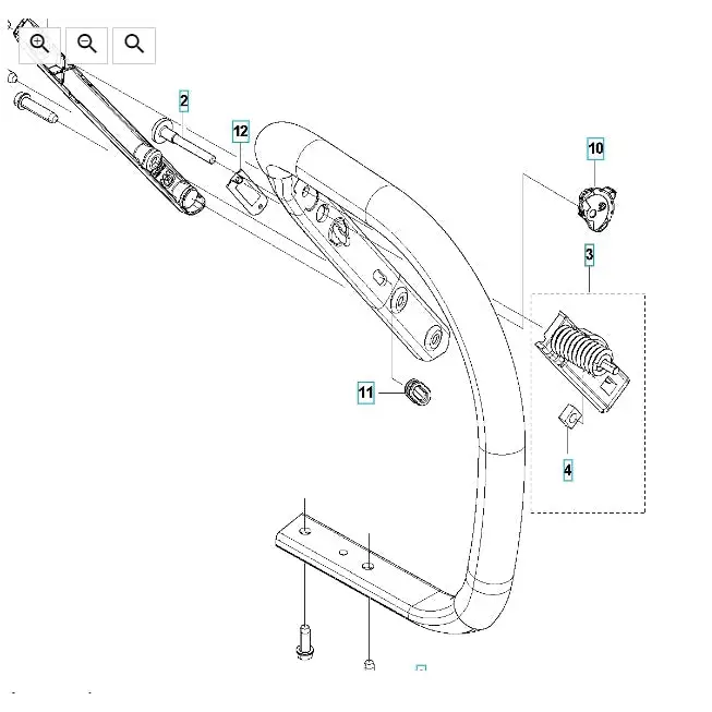 AV Spring Hard (Handle) - Husqvarna 572 XP/XPG - Skyland Equipment Ltd