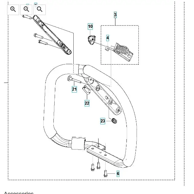 AV Spring Hard (Handle) - Husqvarna 572 XP/XPG - Skyland Equipment Ltd