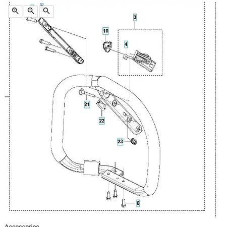 AV Spring Hard (Handle) - Husqvarna 572 XP/XPG - Skyland Equipment Ltd