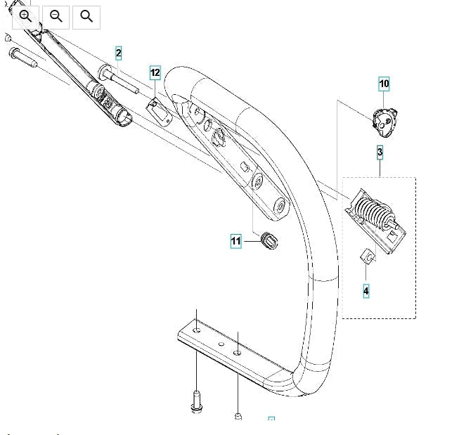 AV Spring Hard (Handle) - Husqvarna 572 XP/XPG - Skyland Equipment Ltd