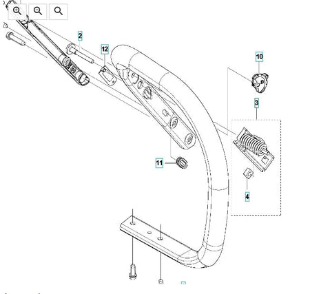AV Spring Hard (Handle) - Husqvarna 572 XP/XPG - Skyland Equipment Ltd