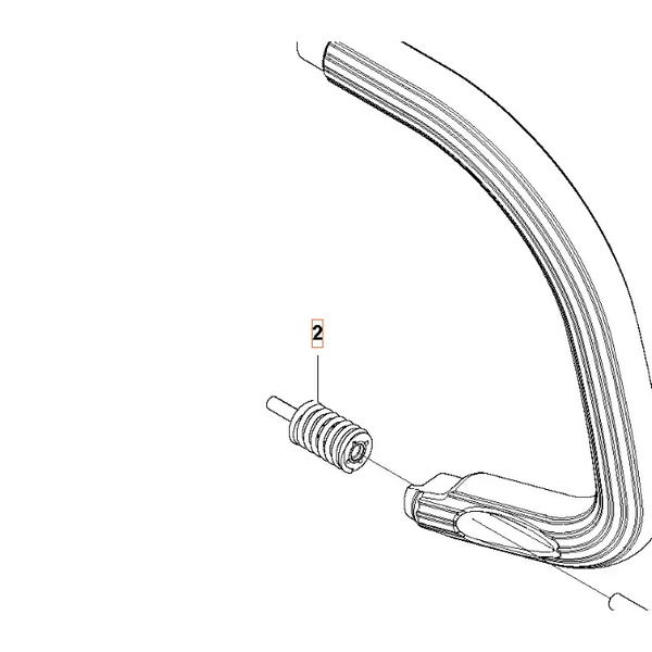 AV Spring Side Handle - Husqvarna T540XP - Skyland Equipment Ltd