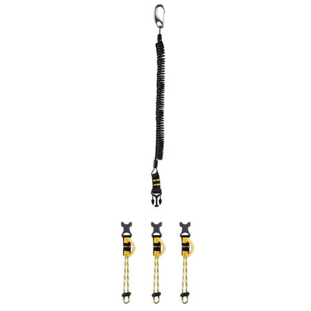Beal Air Leash Black/Yellow) - Rope Access Accessory