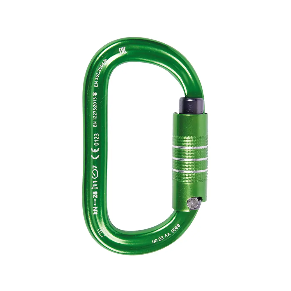 CAMP Oval XL Carabiner - 3 Lock Green - Caritool