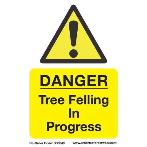 Caution Sign - Caution Tree Felling - Skyland Equipment Ltd