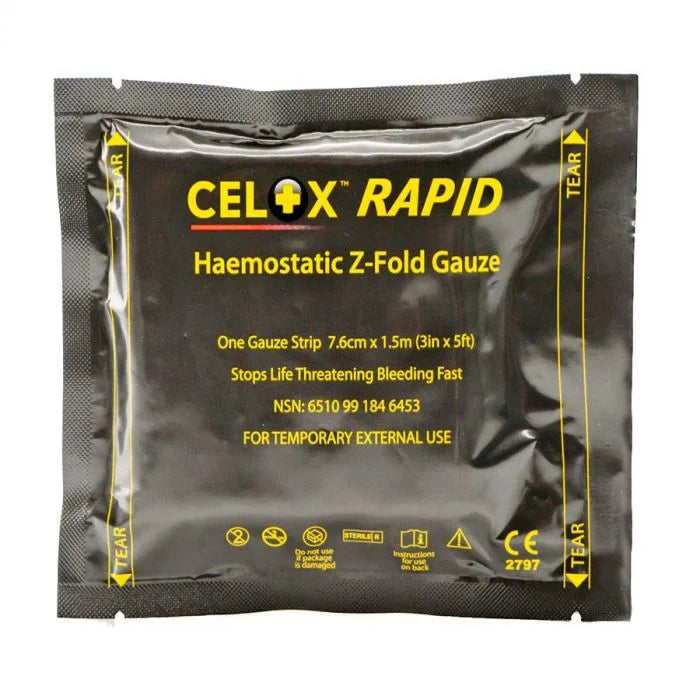 Celox Rapid Z-Fold Gauze - Skyland Equipment Ltd