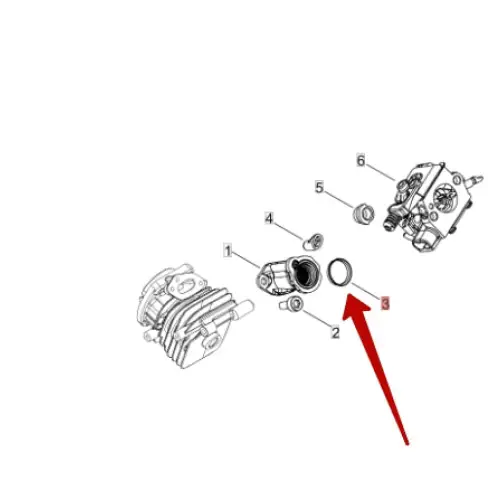 Collar 14 (washer) - Echo V358-000220 - Bellows Intake