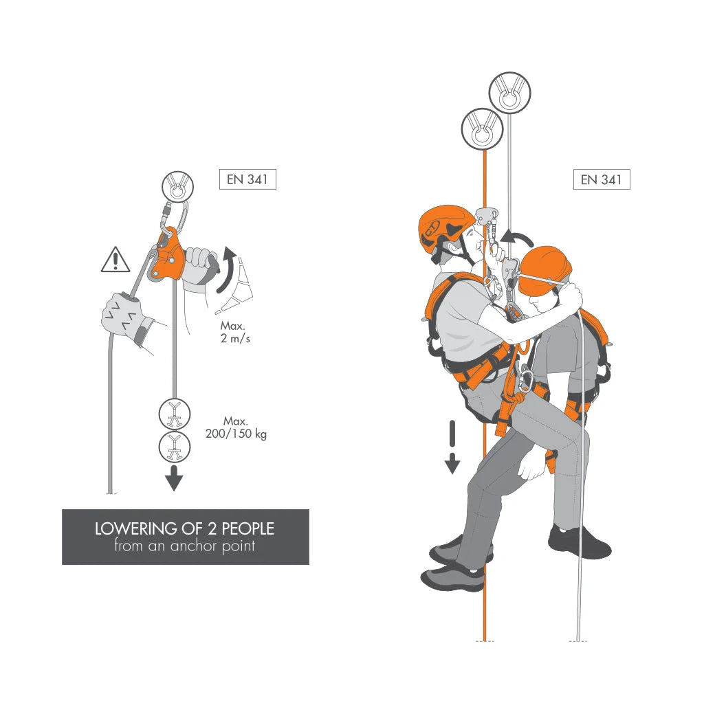 CT Sparrow 200 R Rescue Descender - Climbing Hardware