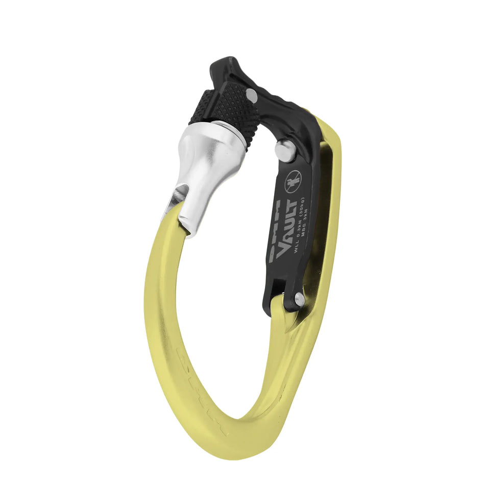 DMM Vault Tool Holder - Locking / Lime - Carabiner