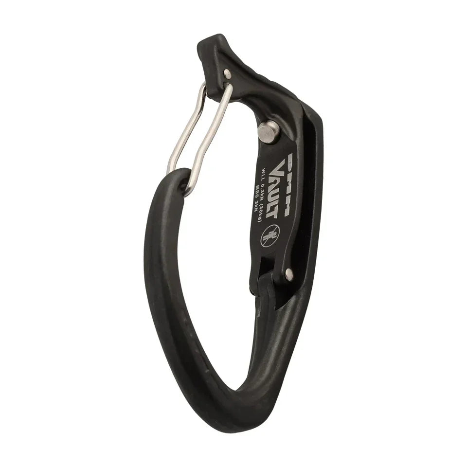 DMM Vault Wire Gate Tool Holder - Matt Grey - Carabiner