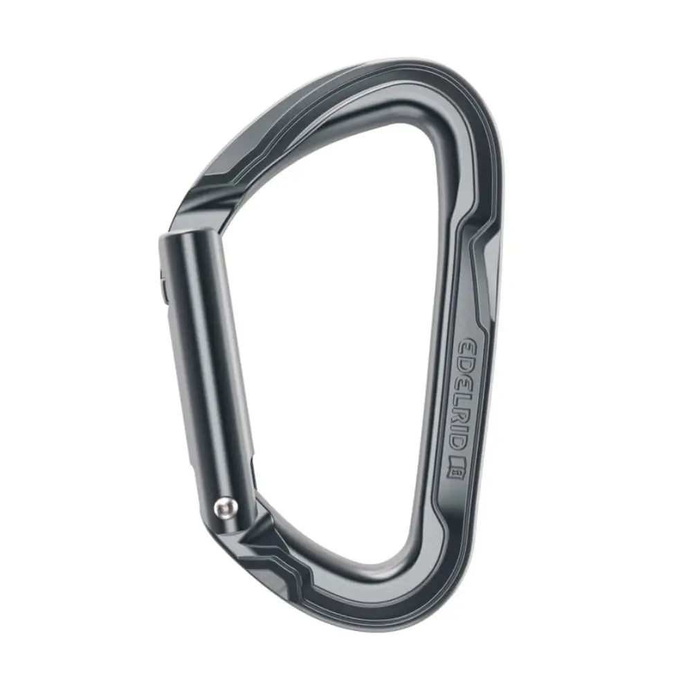 Edelrid Pure Straight III Carabiner - Slate - Carabiner