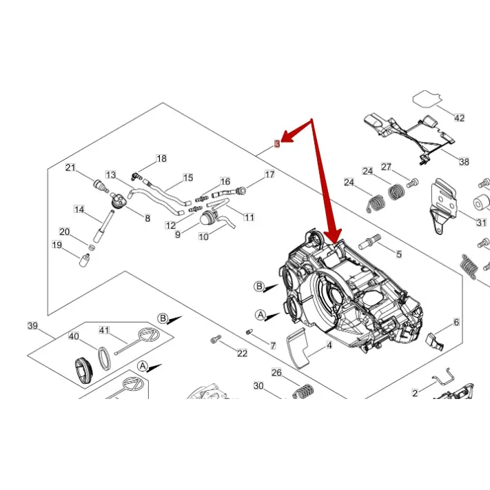 Engine Cover Assembly - Echo CS-2511TES - Skyland Equipment Ltd