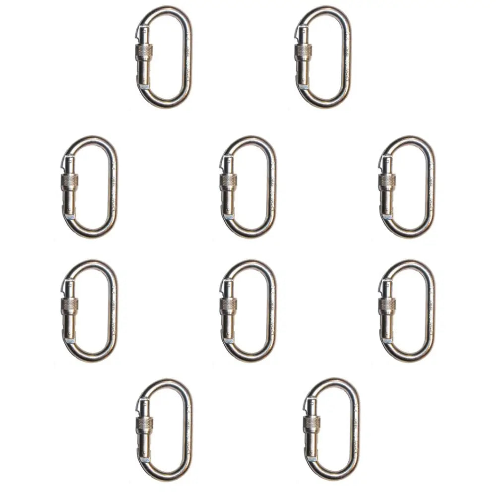 Foin Oval Carabiner - 10 Pack - Carabiner