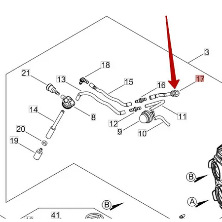 Fuel Pipe - Echo V470-002191 - Fuel Pipe