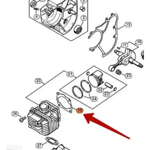 Gasket - Stihl MS 200T - Skyland Equipment Ltd