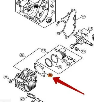 Gasket - Stihl MS 200T - Skyland Equipment Ltd