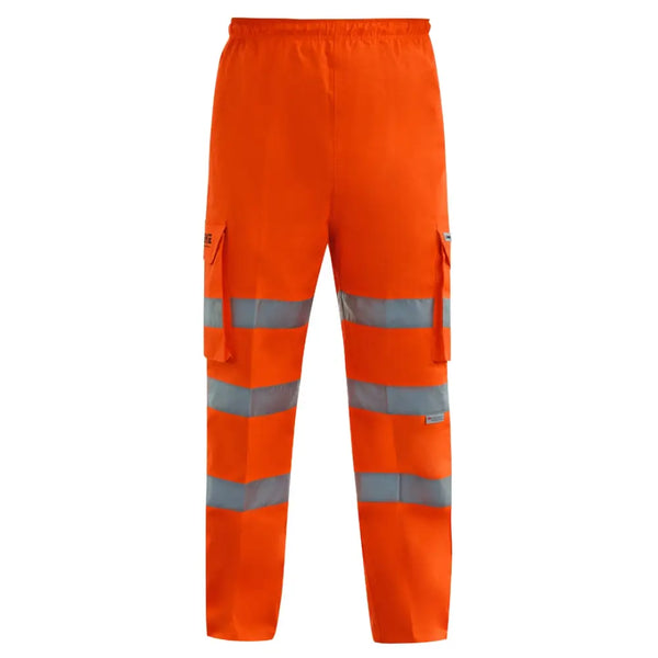 Harkie Waterproof Trousers - Hi-Vis Orange - Trousers