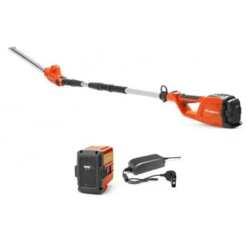 Husqvarna Battery Telescopic Hedge Trimmer 120iTK4-H with battery and charger - Skyland Equipment Ltd