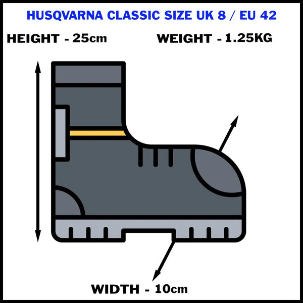 Husqvarna Chainsaw Boots - Classic 20 - Chainsaw Boots