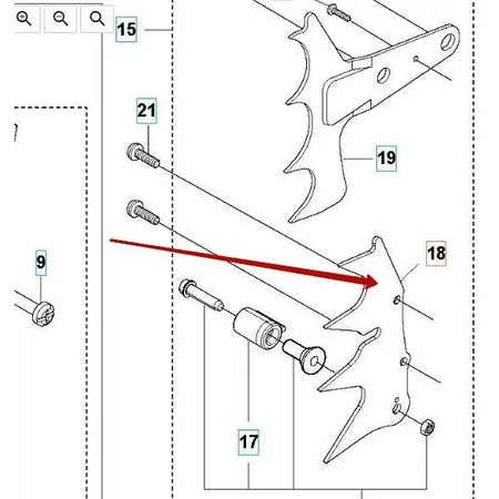 Husqvarna Chainsaw Spike - Inner - Skyland Equipment Ltd