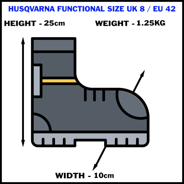 Husqvarna Chainsaw Boots - Functional