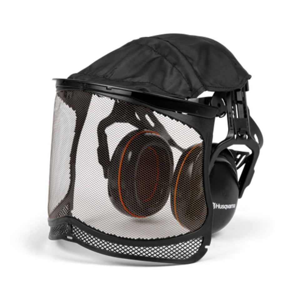 Husqvarna Hearing Protection with Ultra Vision Visor - Helmet & Accessory