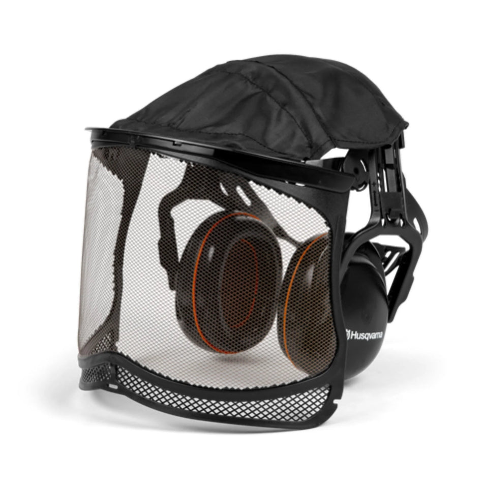 Husqvarna Hearing Protection with Ultra Vision Visor - Helmet & Accessory
