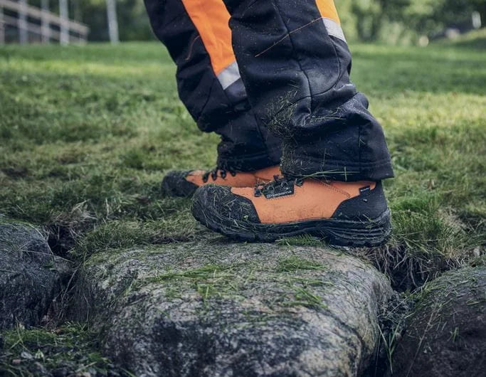 Husqvarna Protective Leather Boots Technical Light - Skyland Equipment Ltd
