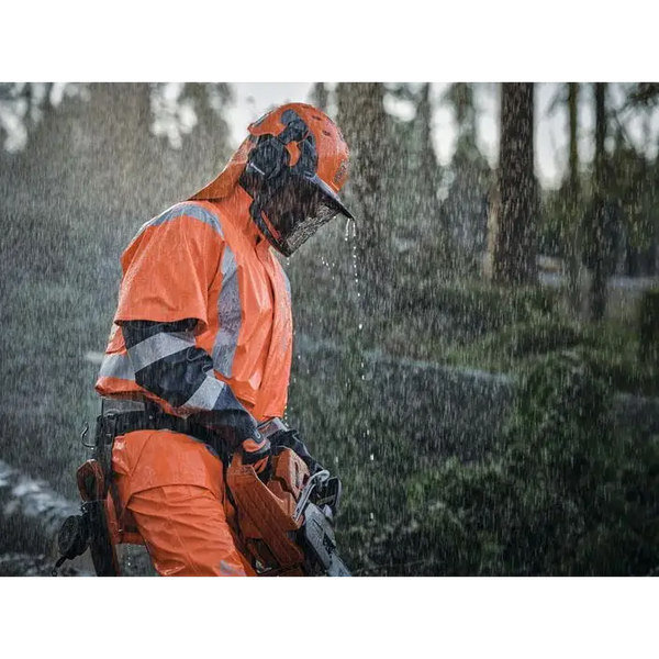 Husqvarna Rain Jacket Protect Hi-Viz - Functional - Skyland Equipment Ltd