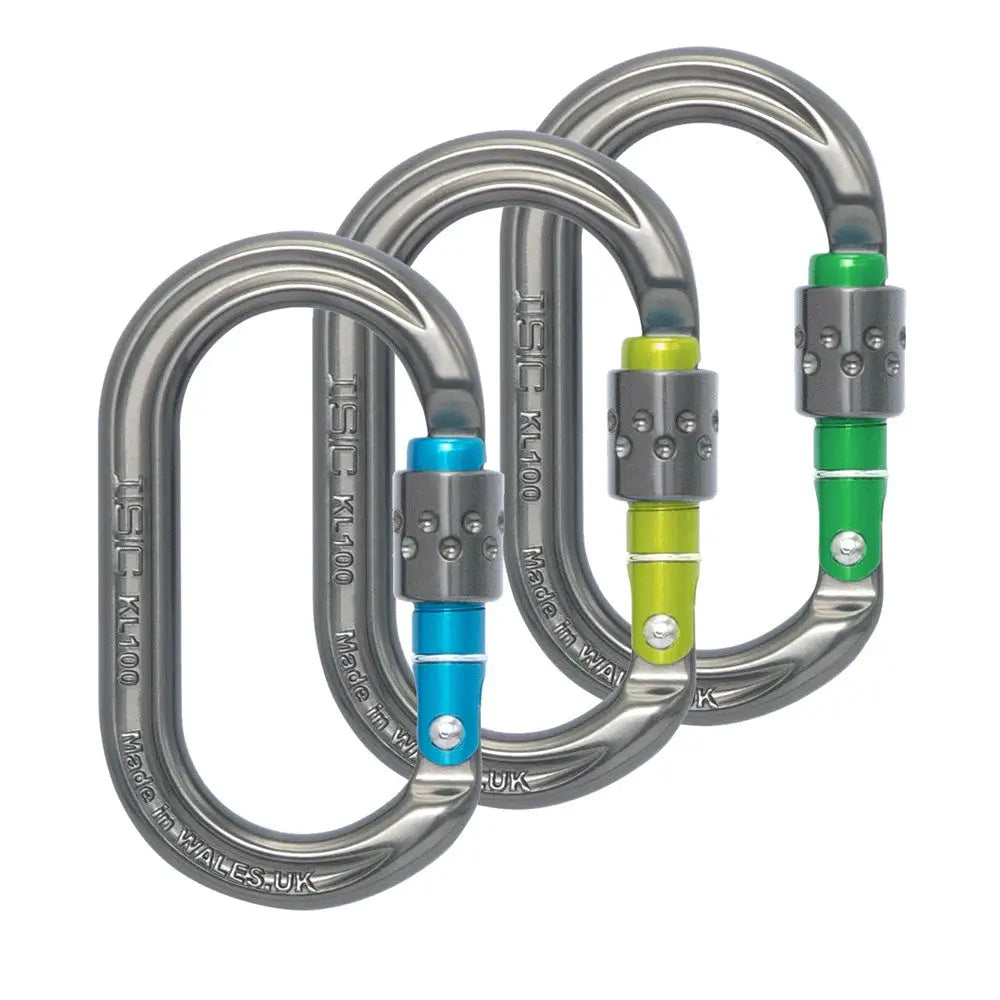 ISC Accessory Carabiner 3 Pack - Screwgate - Skyland Equipment Ltd