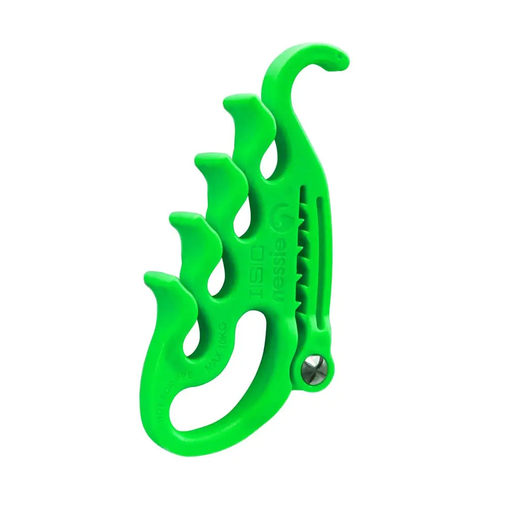 ISC Nessie Lanyard Management Clip - Green - Rope Grab